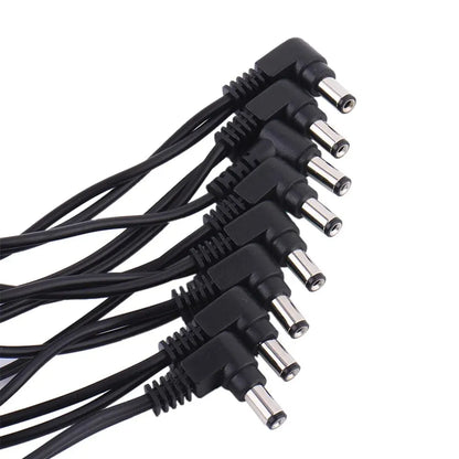 Daisy Chain Cable 1 to 2 3 5 6 8 10 Ways Guitar Effect Pedal Accessory 9V DC Adapter Plug Power Cord Beauty World Shop