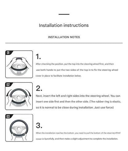 Summer fashion non-slip four-season universal soft silicone car steering wheel cover for men and women Beauty World Shop