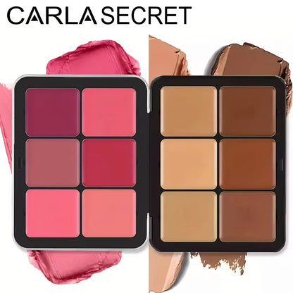 12-color iron box concealer blush cream matte highlight contour makeup all-in-one palette Beauty World Shop