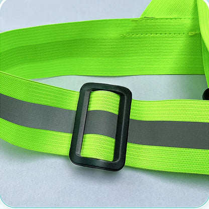 Outdoor Night Walking  Safety Vests Highlight Adjustable Lightweight Reflective Vest Biking Safety Straps Waterproof Running Gea Beauty World Shop