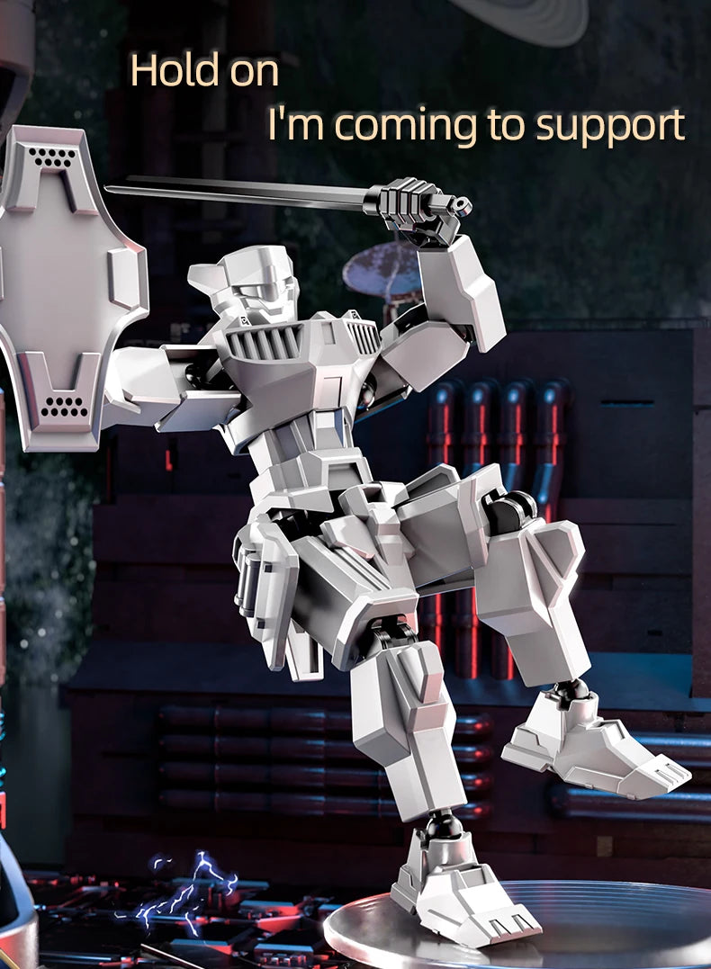 Multi-Jointed Movable Shapeshift Robot Warrior 3D Printed Knight Mannequin Dummy Toys Kids Adults Parent-children Games gifts Beauty World Shop