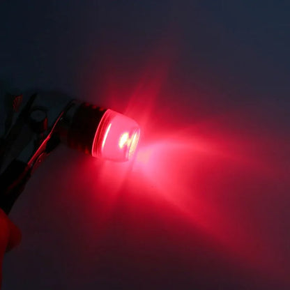 10pcs Car 12V LED Rear Taillight Tail Brake Light Strobe Flashing LED Lamp Motorcycle Warning Light Bulb Red Stronger Light Beauty World Shop