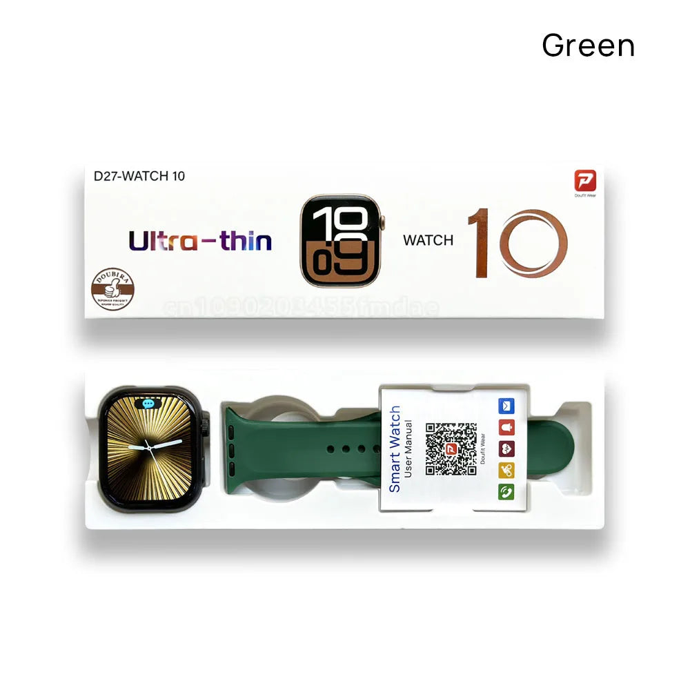 New Watch10 Series GPS Smart Watch Men Always On Display Heart Rate Body Temperature BT Call Women Waterproof Series Smartwatchs Beauty World Shop