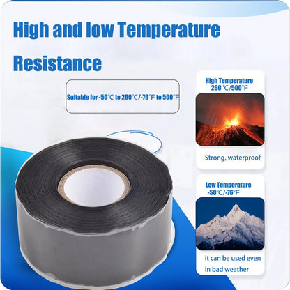 Insulating pipe tape with super waterproof, leak-stopping, sealing and repair performance is suitable for silicone kitchens Beauty World Shop