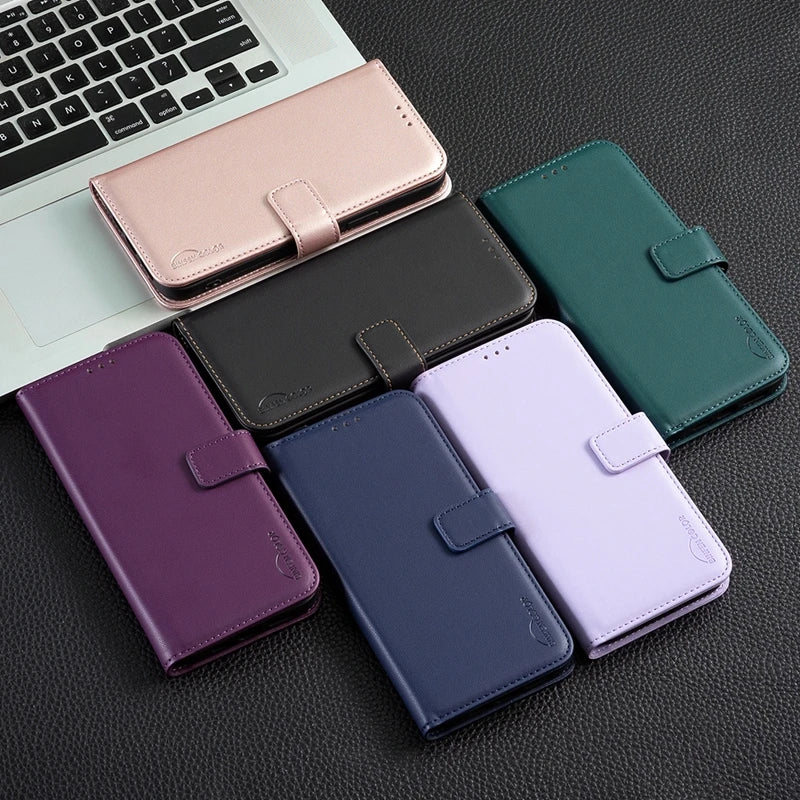 For Samsung Galaxy S25 FE Case Magnetic Flip Phone Case on For Fundas Samsung S25 FE S25FE 5G SM-S731B Leather Card Cover Coque Beauty World Shop