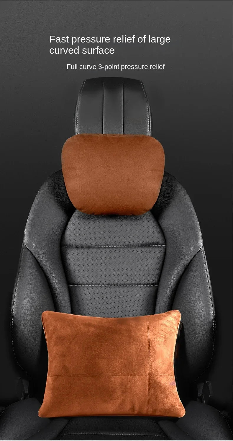 Car Headrest Neck Support Seat / Maybach Design S Class Soft Universal Adjustable Car Pillow Neck Rest Cushion High Quality Beauty World Shop
