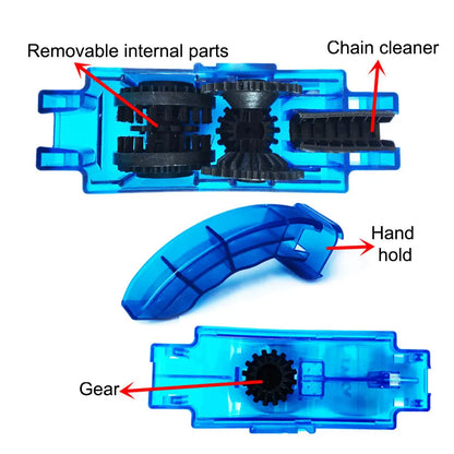 Bicycle Chain Cleaner Cycling Cleaning Kit Bike Wash Tool Set Bike Protection Oil Portable Outdoor Mountain Bicycle Repair Tools Beauty World Shop