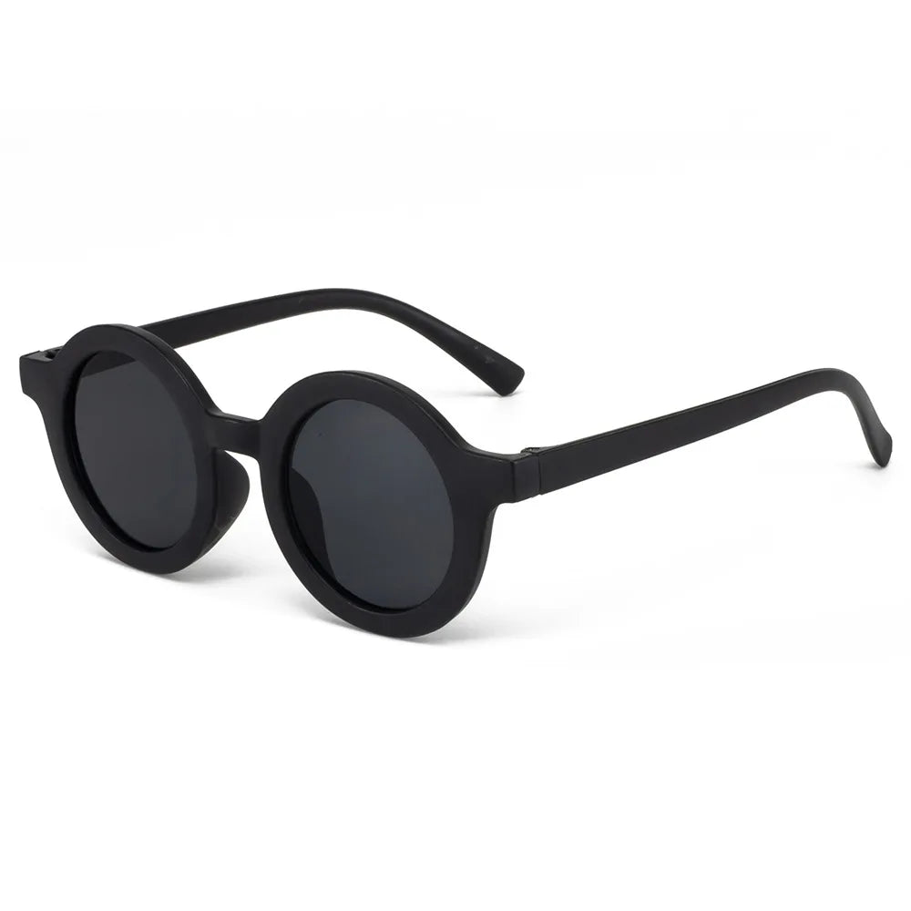Children's sunglasses, inset style  round frame, 1-7 year old baby sunglasses, sun shading, sun protection Beauty World Shop