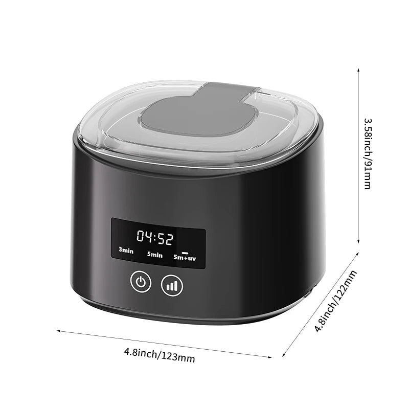USB Electric Ultrasonic Cleaner Machine Multi-Function Denture Braces Box Cleaning for Invisible Retainer Dental Care Beauty World Shop
