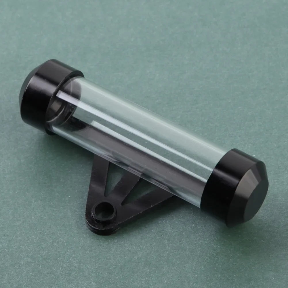 Motorcycle Secure Tube Tax Disc Holder Universal Motorbike Tax Disc Tube Cylindrical Holder Frame Waterproof with Screwdriver Beauty World Shop
