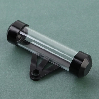 Motorcycle Secure Tube Tax Disc Holder Universal Motorbike Tax Disc Tube Cylindrical Holder Frame Waterproof with Screwdriver Beauty World Shop