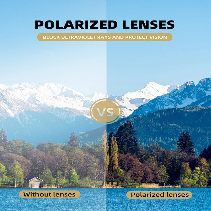 Men Photochromic Polarized Sunglasses Driving Fishing Chameleon Glasses Change Color Sun Glasses Day Night Vision UV400 Eyewear Beauty World Shop