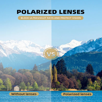 Men Photochromic Polarized Sunglasses Driving Fishing Chameleon Glasses Change Color Sun Glasses Day Night Vision UV400 Eyewear Beauty World Shop