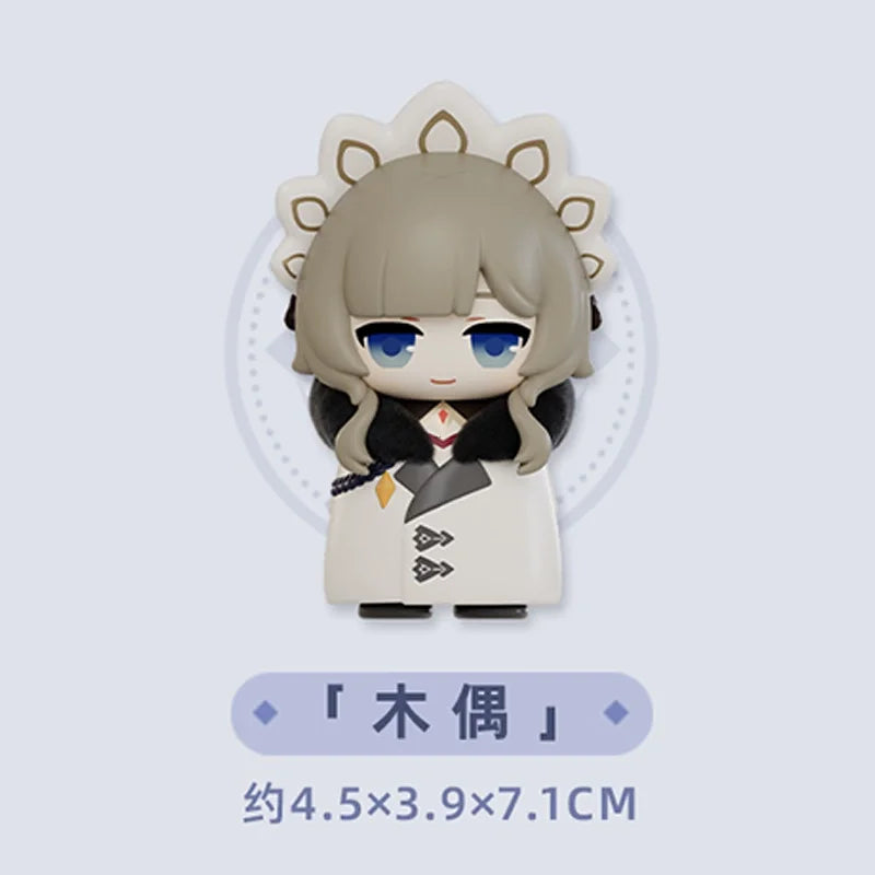 Mihoyo Genshin Impact Fatui Harbinger Q Version Series Blind Box Desktop Mini Doll Model Toys Trend Decoration Surprise Gifts Beauty World Shop