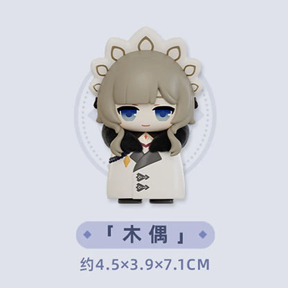 Mihoyo Genshin Impact Fatui Harbinger Q Version Series Blind Box Desktop Mini Doll Model Toys Trend Decoration Surprise Gifts Beauty World Shop