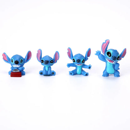 12Pcs MINI Stitch Anime Figurine Dolls Cartoon Lilo and Stitch Action Figures Collectible Decoration Model Toys Kids Gift Beauty World Shop