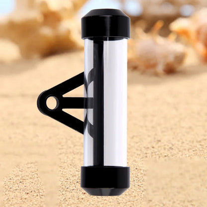 Motorcycle Secure Tube Tax Disc Holder Universal Motorbike Tax Disc Tube Cylindrical Holder Frame Waterproof with Screwdriver Beauty World Shop