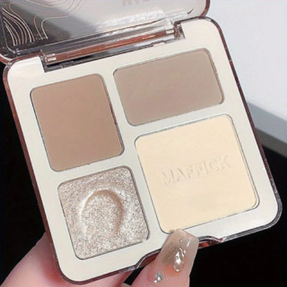 Natural Stereoscopic Face Powder Palette  Matte Bronzer  Contour Shading  Multifunctional Highlighter  Cosmetic Blush gift Beauty World Shop