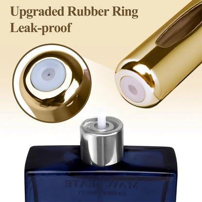 Mini Refillable Perfume Atomizer Aluminum, Travel Perfume Atomizer 5ml, Portable Perfume Dispenser, Refillable Perfume Case Rugg Beauty Fashion