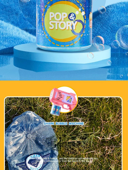 Children Bubble Gun Toy Astronaut Fully Automatic Bubble Machine Bubbles Gun Outdoor Game Fantasy Toy for Boys Girls Gifts Beauty Fashion
