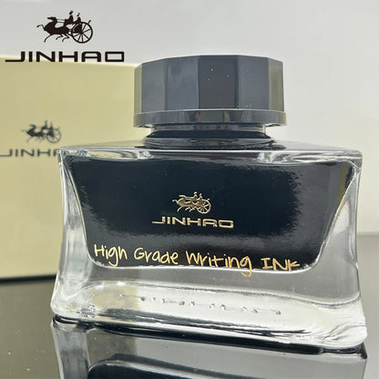 Jinhao Premium 50ml Fountain Pen Ink - Smooth Black/Blue/Blue Black Calligraphy Ink - Ideal for Writing and Beauty World Shop