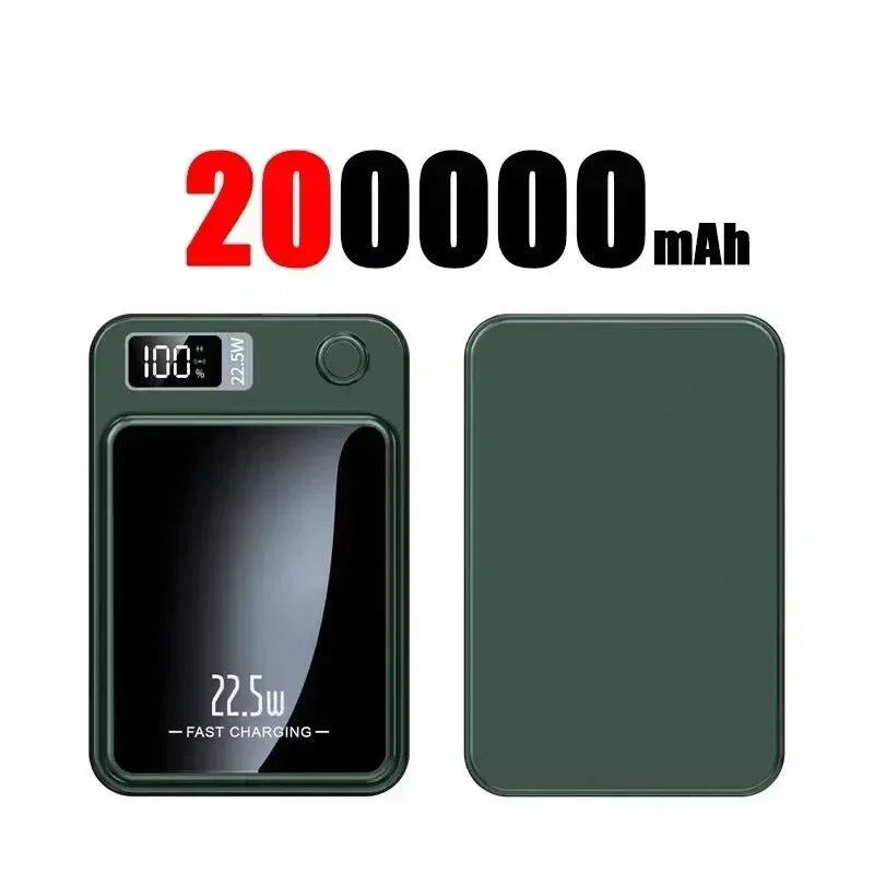 Lenovo Magnetic Wireless Power Bank 500000mAh PD22.5W Large Capacity Fast Charging External Battery For iPhone Huawei Samsung Beauty World Shop