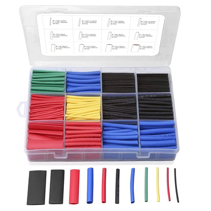 580/560Pcs Heat Shrink Tubing Kit EVA Material in 6 Colors 11 Sizes - Ideal for Electrical Insulation, Repairs, and Wire Conne Beauty World Shop
