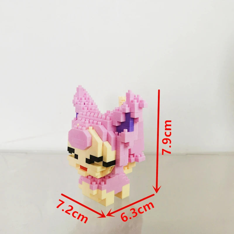 75 Style Building Blocks Assembly Anime Picachu Charizard Doll Blastoise Bulbasaur Gengar Bricks Figures Toy for Kid Gift Beauty World Shop