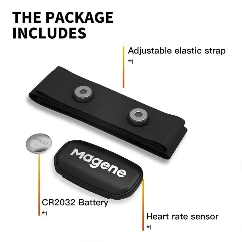 Magene H303 H64 Heart Rate Monitor Mover Sensor Dual ANT Bluetooth With Chest Strap Cycling Computer Bike Wahoo Garmin Sports Beauty World Shop