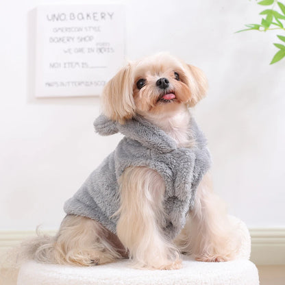 Winter Pet Puppy Hoodie Sweater For Small Medium Dogs Cats Warm Fleece Dog Clothes Coat Yorkshire Chihuahua Jacket Pug Costume Beauty World Shop