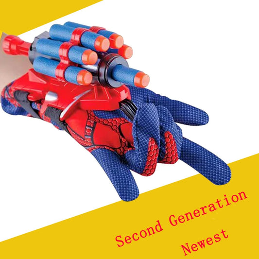 New for spiderman Figure Toy Kids Plastic Cosplay Glove Launcher Set Hero Launcher Wrist Toy Halloween Funny Toys Boy  gift Beauty World Shop
