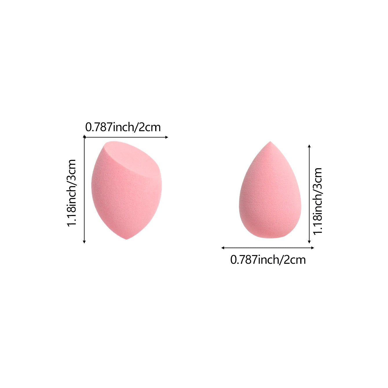 20 件装 Mini Finger Puff Beauty Cosmetic Foundation Cosmetic Sponge Makeup Blender Suitable for Cream & Powder Concealer Beauty World Shop