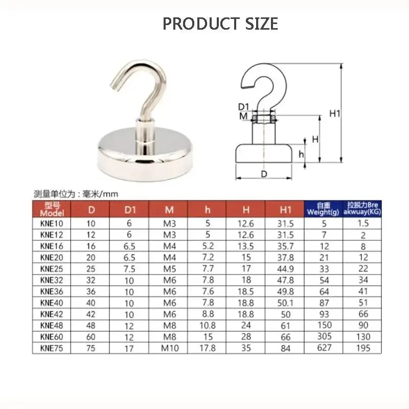 10PCS Strong Magnet Hooks Multi-Purpose Storage Hooks Home Kitchen Bar Storage Hooks Key Storage Hooks Bathroom Hangers Beauty World Shop