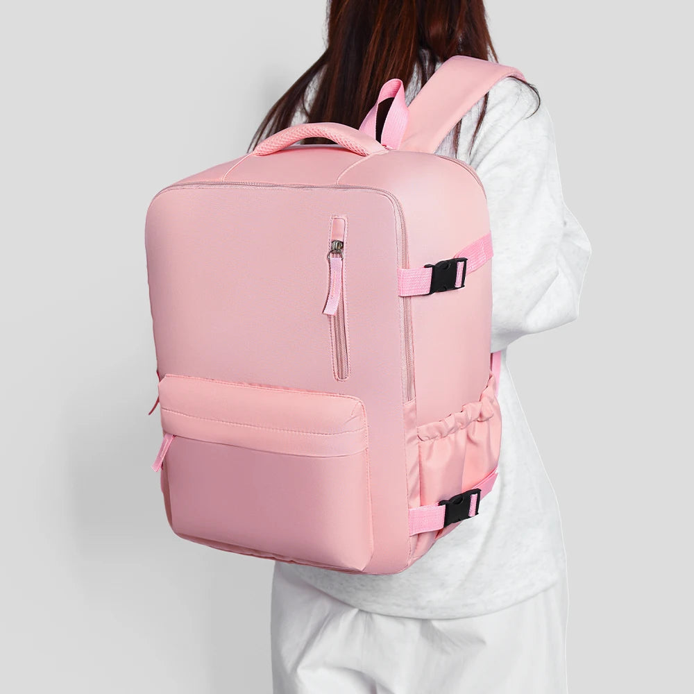 2-Piece 40×30×20cm 180 °   Full Opening Backpack Set, Large Carry-On with Tote Bag for Travel, Business, School & Daily Commuting Beauty World Shop