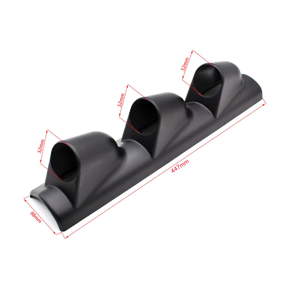 Universal 2INCH Car auto Gauge Holder 52mm manometer support Car Gauge Pod for Left Right Drive Car for 2 Inch 52mm Gauges Beauty World Shop