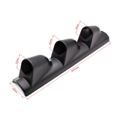 Universal 2INCH Car auto Gauge Holder 52mm manometer support Car Gauge Pod for Left Right Drive Car for 2 Inch 52mm Gauges Beauty World Shop