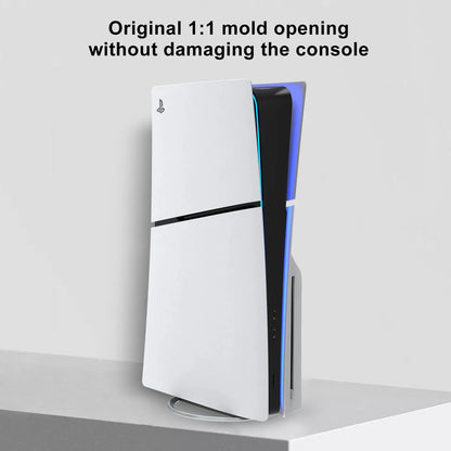 Metal Vertical Stand for PS5 Slim Console Disc and Digital with Screw, Base Stand Replacement for Playstation 5 Slim Console Beauty World Shop