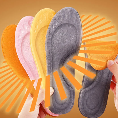 PU Feet Sole Soft Orthopedic Sport Insoles for Breathable Shock Absorption Running Shoes Pad for Men Women Arch Support Insole Beauty World Shop