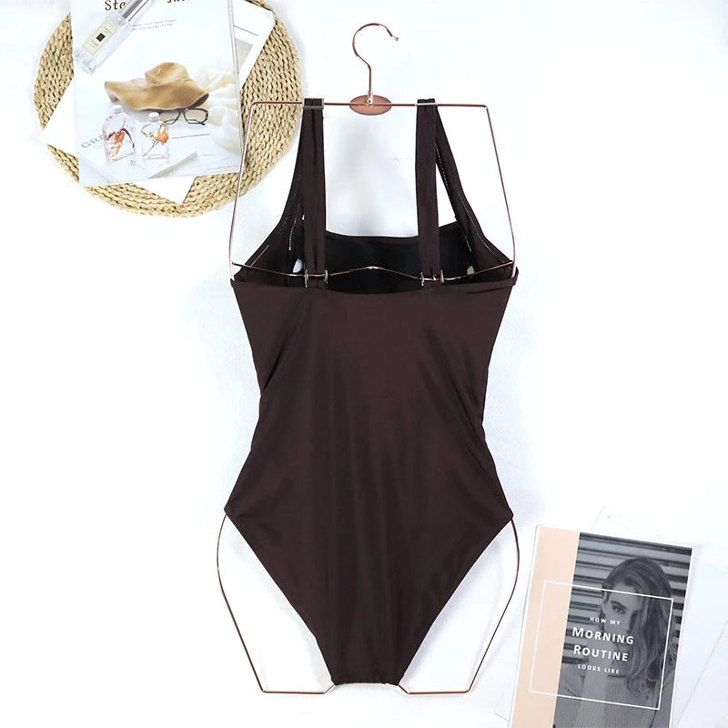 2024 One Piece Swimsuit Sexy Plus Size Swimwear Women Tummy Control Beach Wear for Bathing Suits Monokini Maillot De Bain Female Beauty World Shop