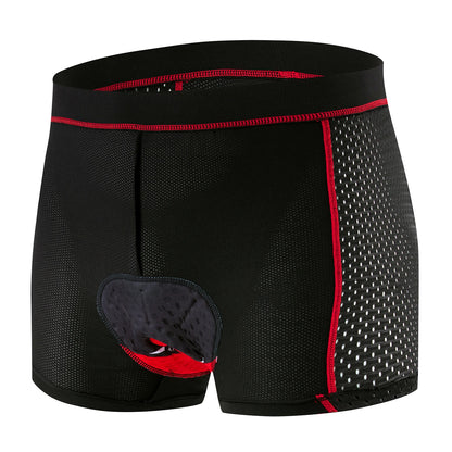 New Cycling Shorts Men's Cycling Underwear Breathable Mesh Riding Underpant Gel Pad Shockproof Bike Shorts Bicycle Underwear Beauty World Shop