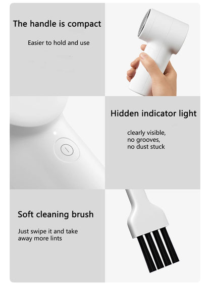 2025 New Mijia Lint Remover 2 Clothes Rechargeable Fuzz Pellet Fabric Shaver Trimmer Machine Hair Balls Removers Portable Beauty World Shop