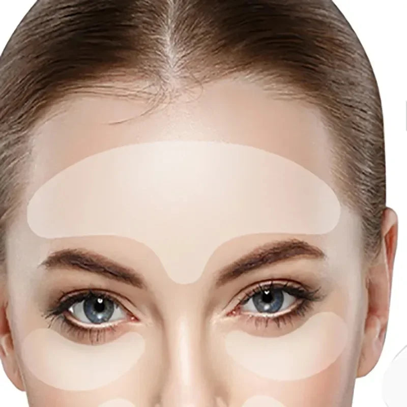 Anti Wrinkle Forehead Patch Silicone Reusable Silicone Patch Soft Comfortable Easy Facial Eye Anti-aging Face Skin Care Tool Beauty Trend Shop