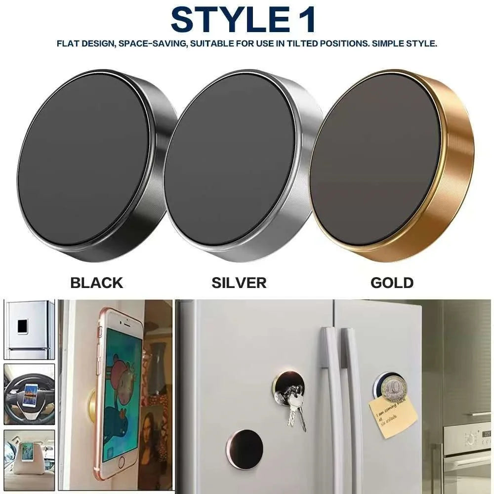Magnetic Car Phone Holder Universal Car Phone Stand for iPhone Xiaomi Huawei Samsung Dashboard Wall Mounted Car Magnet Sticker Beauty World Shop