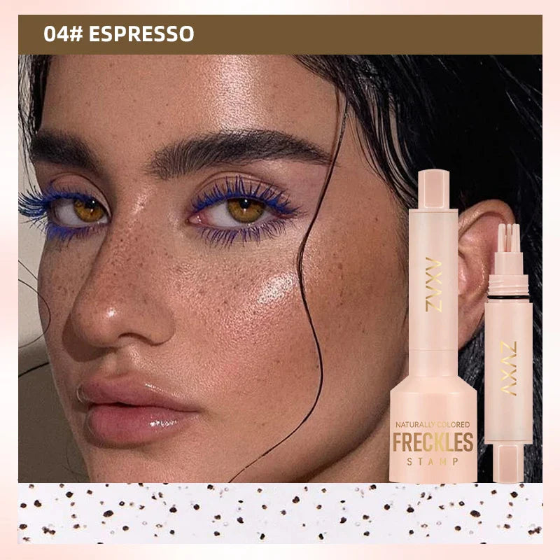 Natural Freckle Stamp Pen - Fast-Dry Waterproof Light Coverage Temporary Fake Freckles Makeup Makeup Brushes for Face Beauty Trend Shop