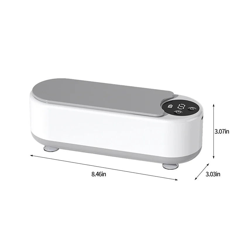 Portable Household Cleaning Machine, 450ml Clean Pod Ultrasonic Cleaner, Jewelry Cleaner Machine for Ring, Glasses, Makeup Brush Beauty World Shop
