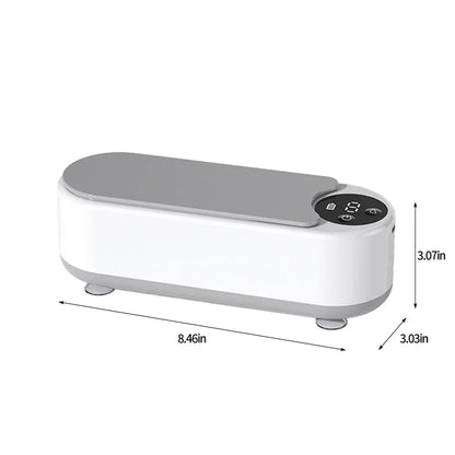 Portable Household Cleaning Machine, 450ml Clean Pod Ultrasonic Cleaner, Jewelry Cleaner Machine for Ring, Glasses, Makeup Brush Beauty World Shop