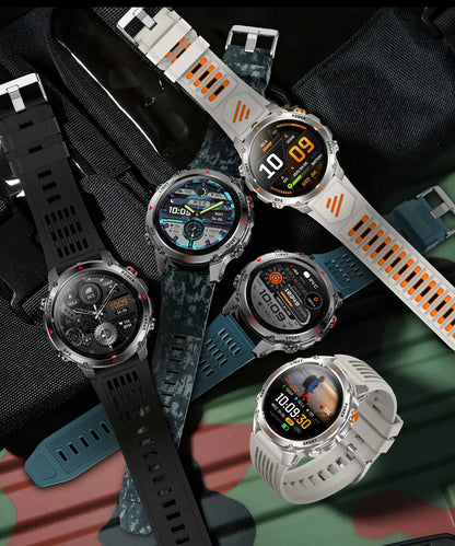 2026 New T-Rex3 Pro 1100mAh Battery Smart Watch GPS path 5ATM Waterproof Sports Run tracker Outdoors Compass Military Smartwatch Beauty World Shop