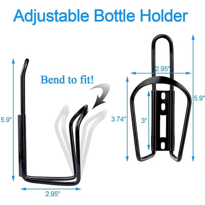 Aluminum Alloy Bicycle Water Bottle Holder Mount for Mountain And Folding Bike Cage Cycling Drink Rack Holder Beauty World Shop