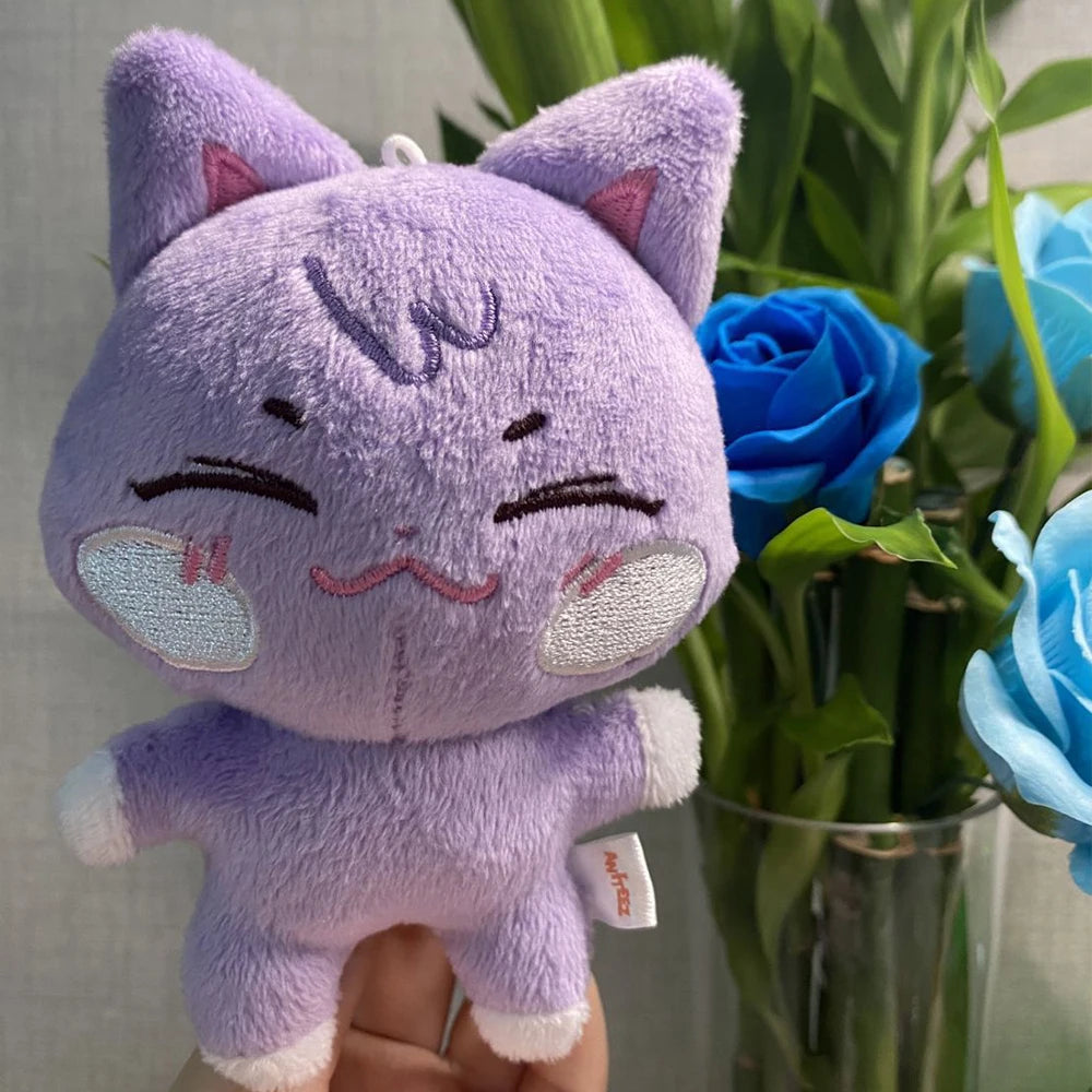 10CM Pop-up Store Doll Keychain ANITEEZ Cartoon Cute Plush Pendant Keyring Bag Accessories Kpop Yunho Yeosang Fans Gifts Beauty World Shop