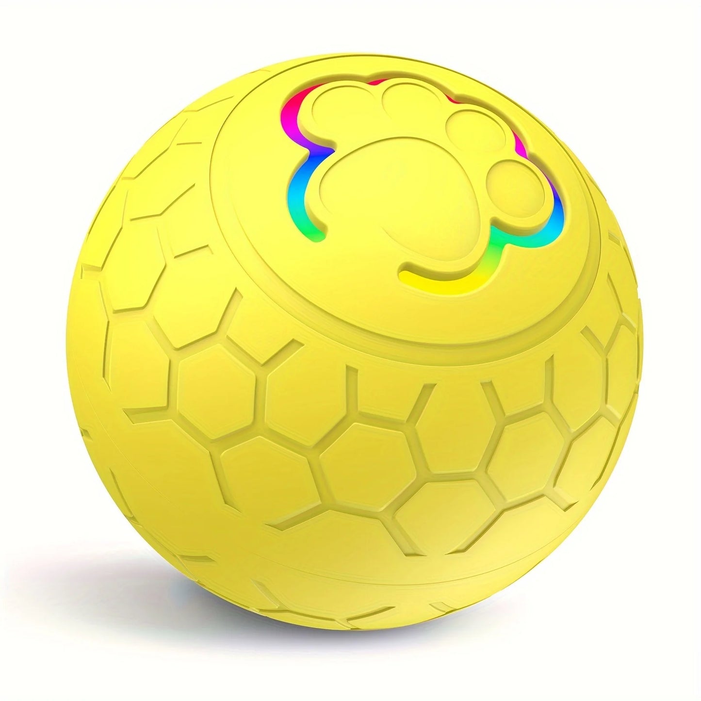 Smart Dog Toy Ball Electronic Interactive Pet Toy Ball USB Automatic Bouncing Rolling Toy Ball With RGB Lights Puppy Cat Product Beauty World Shop